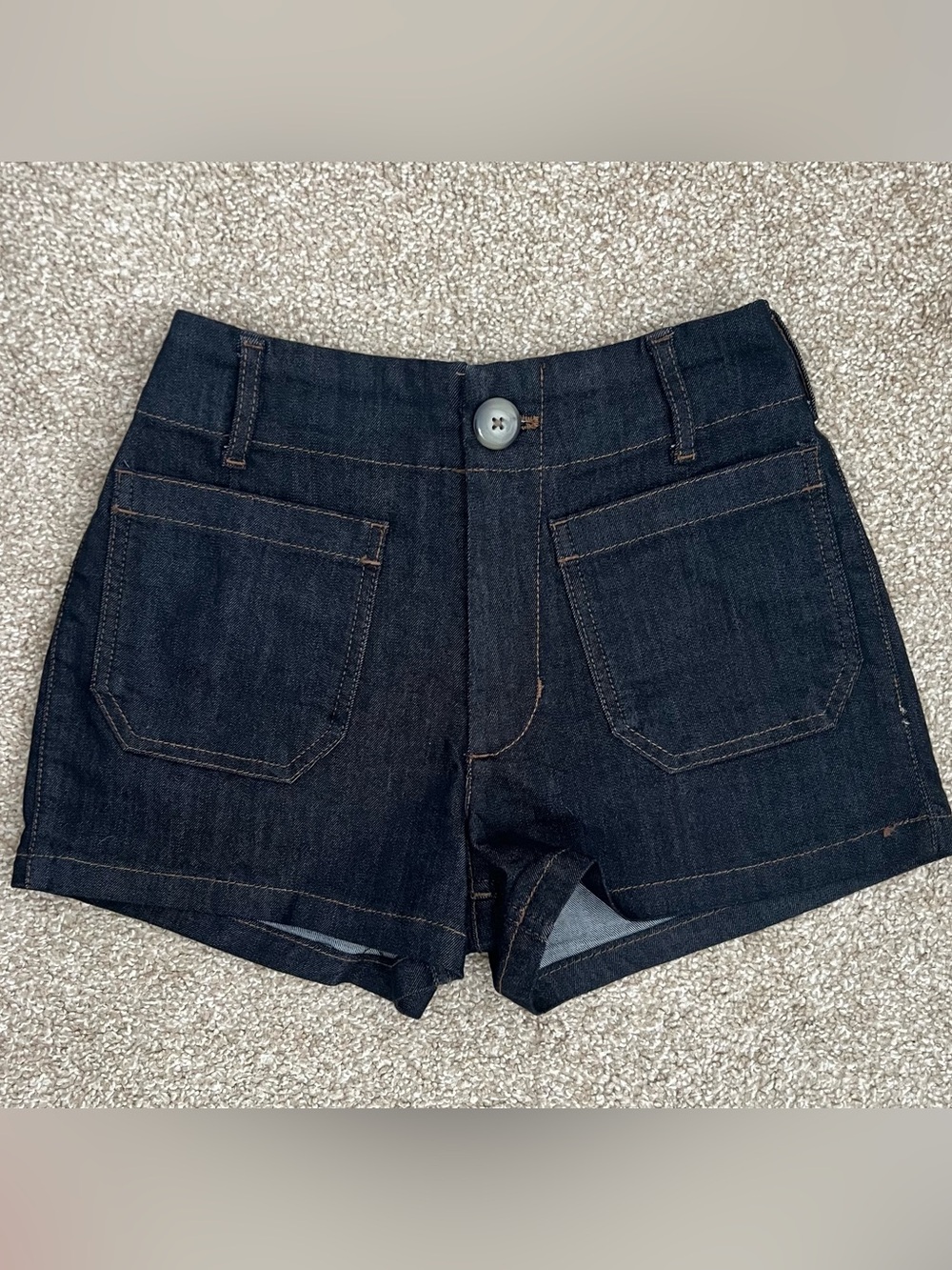 Maeve by Anthropologie THE COLETTE Dark Denim Shorts Size 25